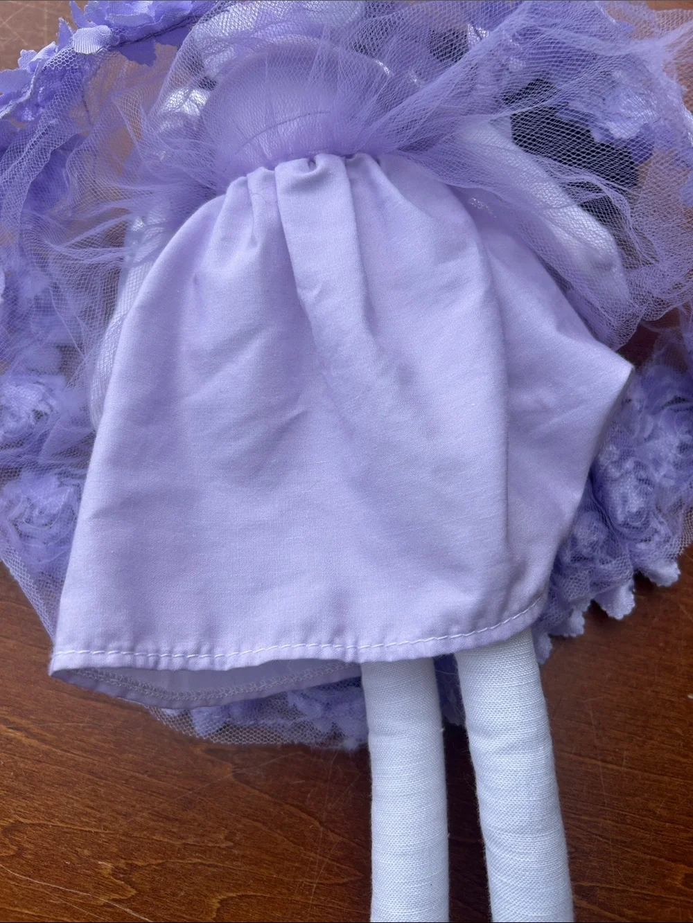 Pottery Barn Kids Purple Tulle Princess Rag Doll